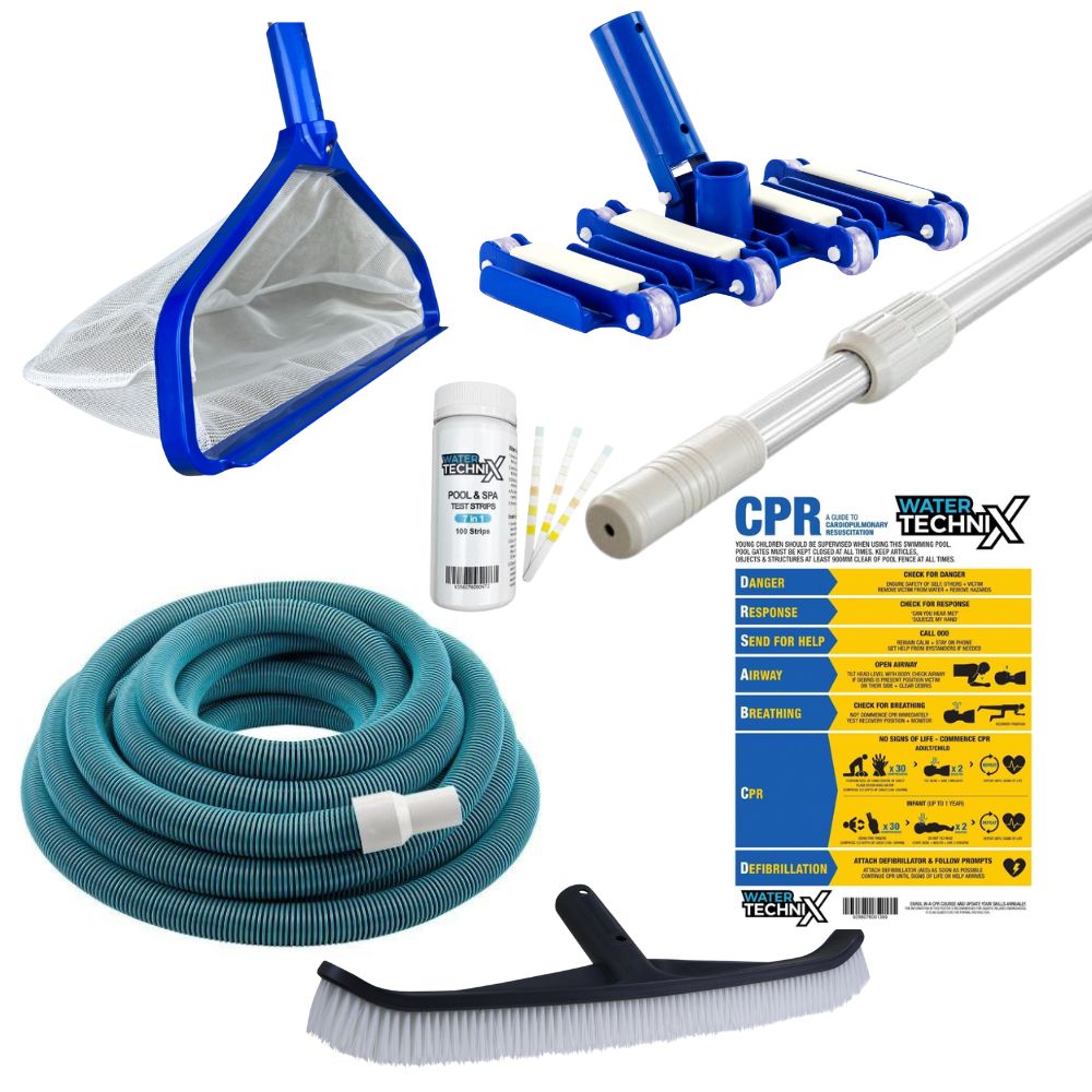 Buy Water TechniX Pool Cleaning Equipment 9m Handover Bundle Online at the best prices with