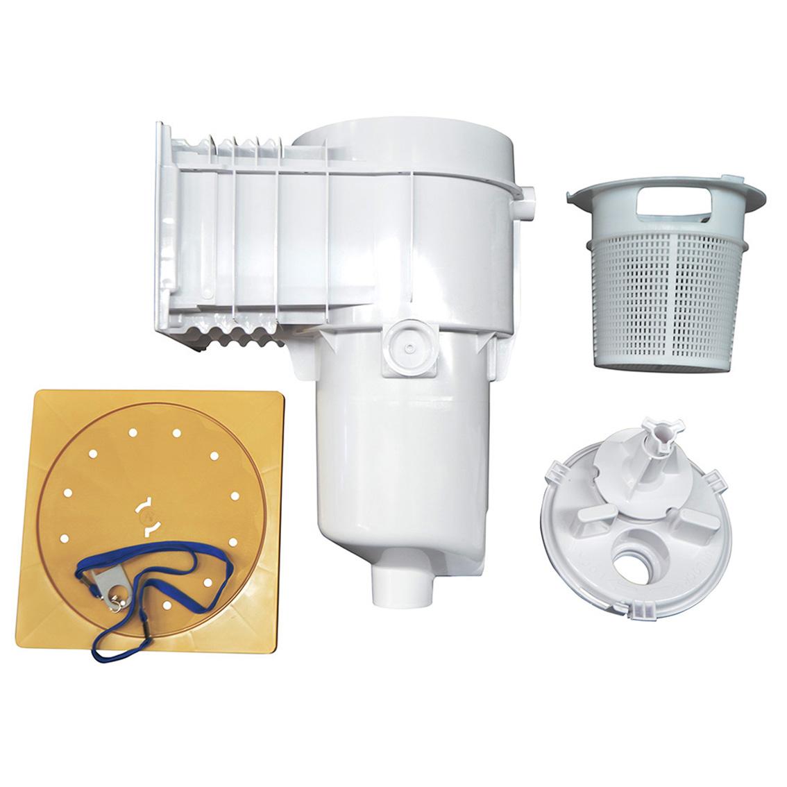 Poolrite S2500 Skimmer Box for Concrete Pools Square White