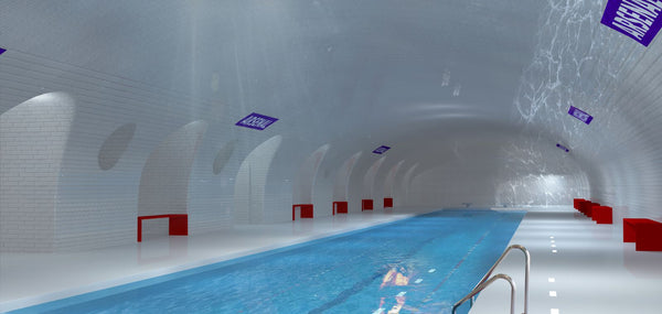 Abandoned Metro Stations in Paris Resurrected as Underground Swimming Pool - Mr Pool Man