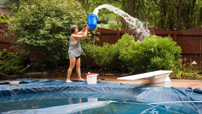 How to clean swimming pools after a storm or flood - Mr Pool Man