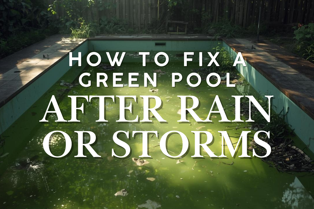 How to Fix a Green Pool After Rain or Storms (The 24-Hour Guide)