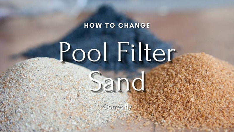 How to change pool filter sand