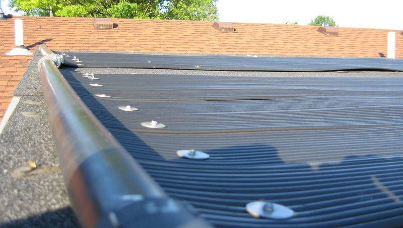 How do solar heaters work for pools?