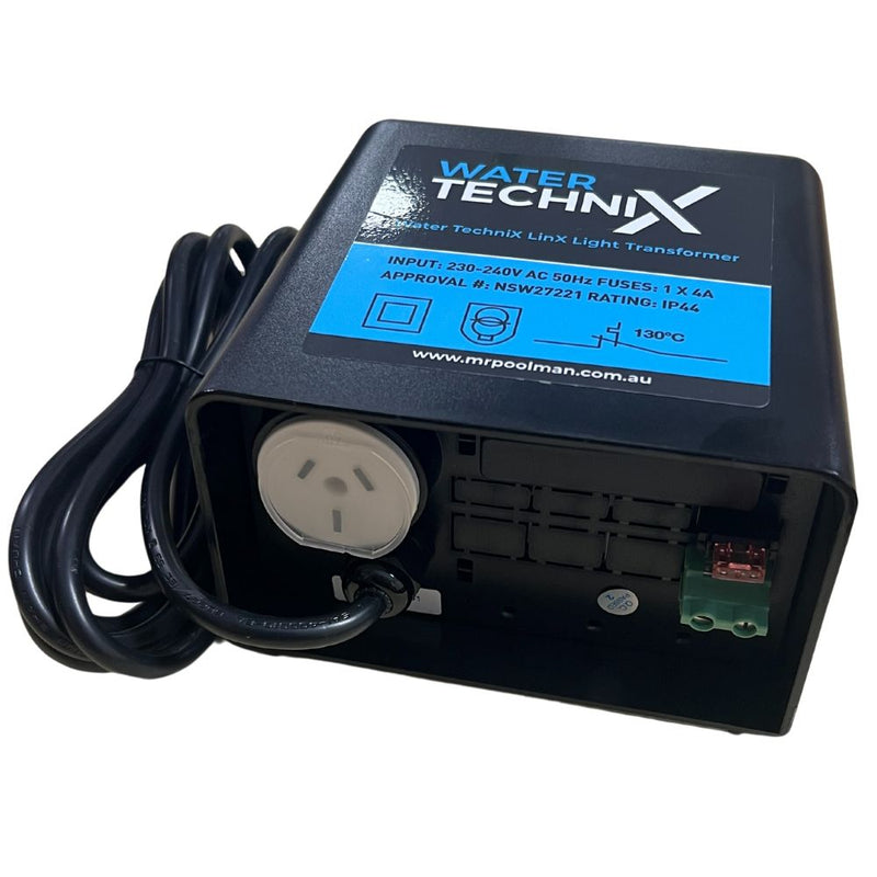 Water TechniX LinX Pool Light Transformer 60W 12V AC Dual Output
