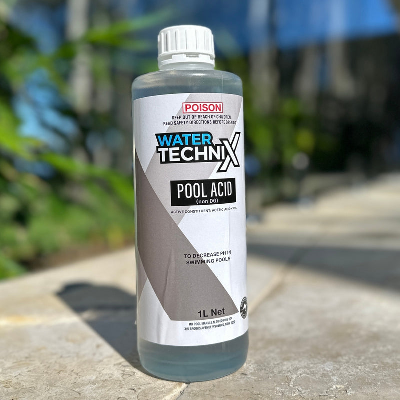 Water TechniX Pool Acid 1L (Non DG) - Pool Chemical