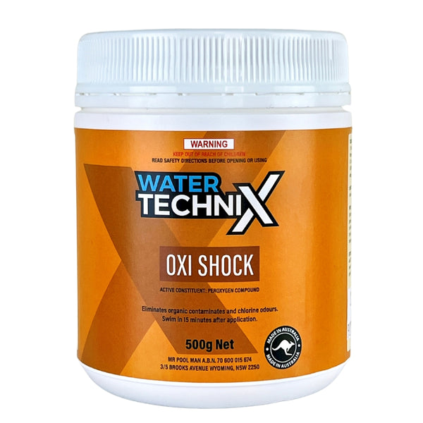 Water TechniX Oxi Shock Chlorine Free 500g - Pool Spa Chemical