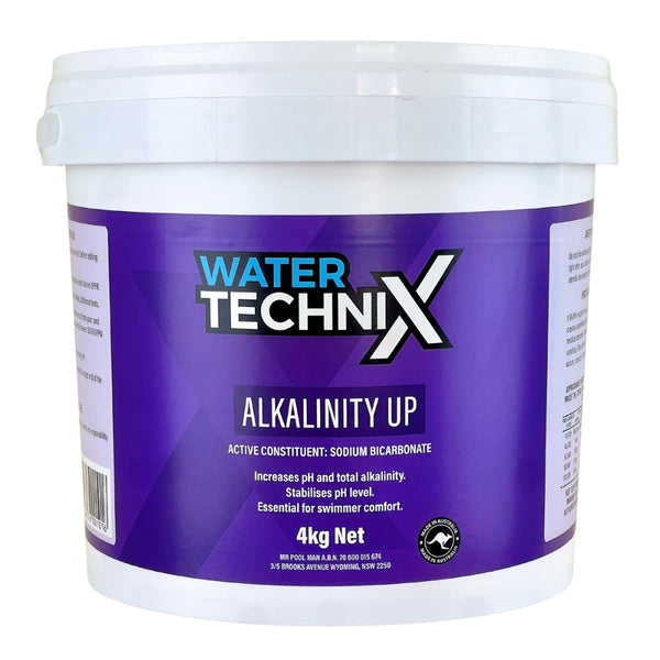 Water TechniX Alkalinity Up Buffer Increaser 4Kg - Pool Chemical