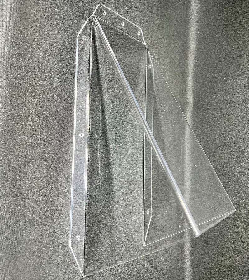 Pool Safety Compliance Large Tap / Power Point Perspex Cover 60 Degree Angle - 140 x 155