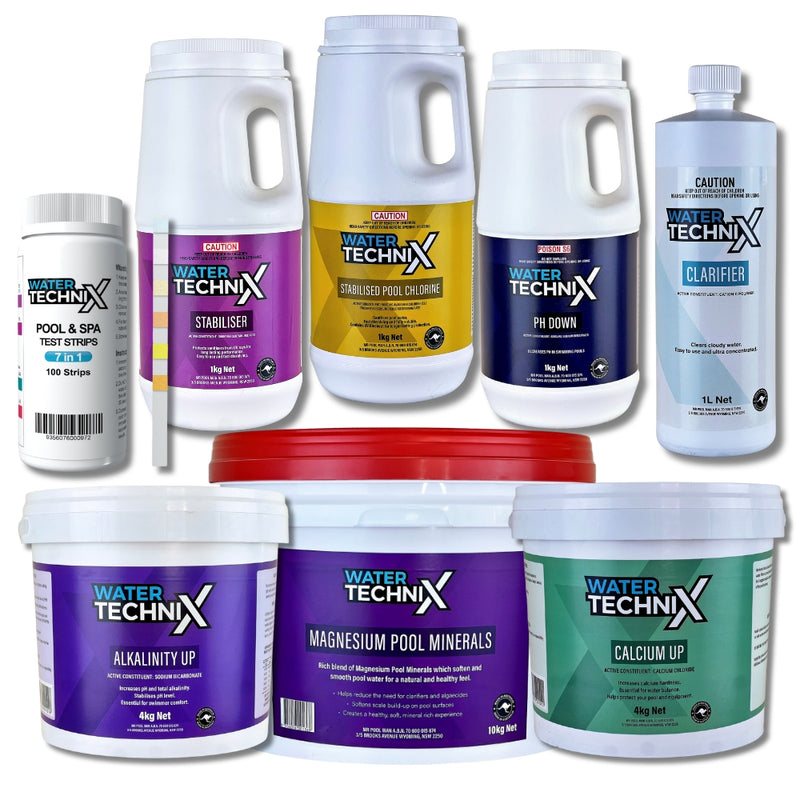 Water TechniX Pool Chemical Starter Bundle