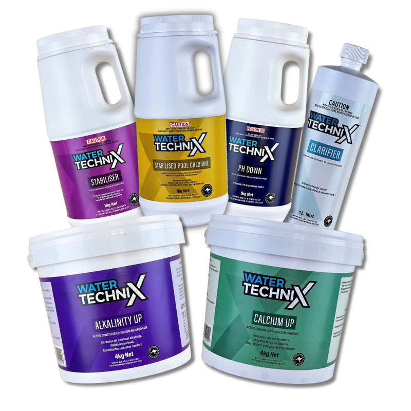 Water TechniX Pool Chemical Starter Bundle