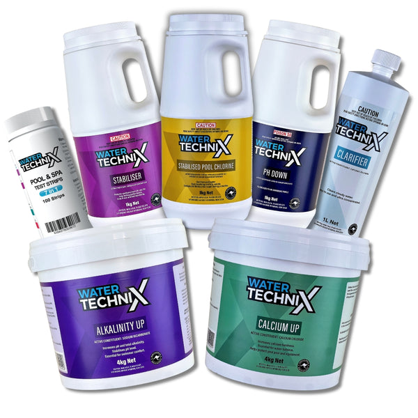 Water TechniX Pool Chemical Starter Bundle