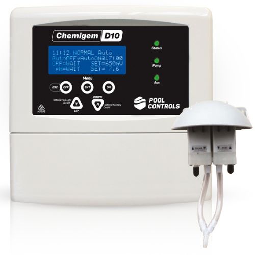 Chemigem D10 P Liquid Chlorine & pH Feeder Dosing Machine solenoid valves