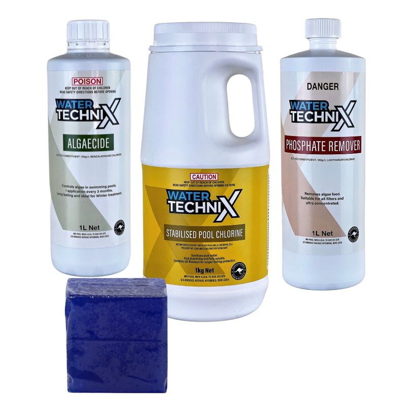 Water TechniX Pool Season Guard Chemical Bundle