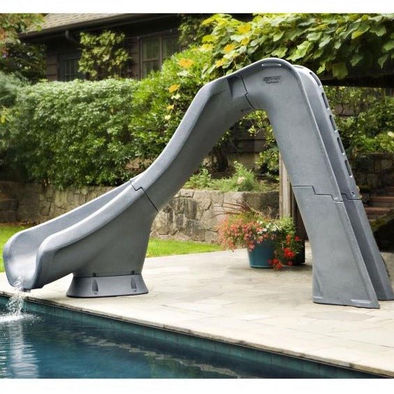S.R. Smith Slide Typhoon Grey Left Curve - Mr Pool Man