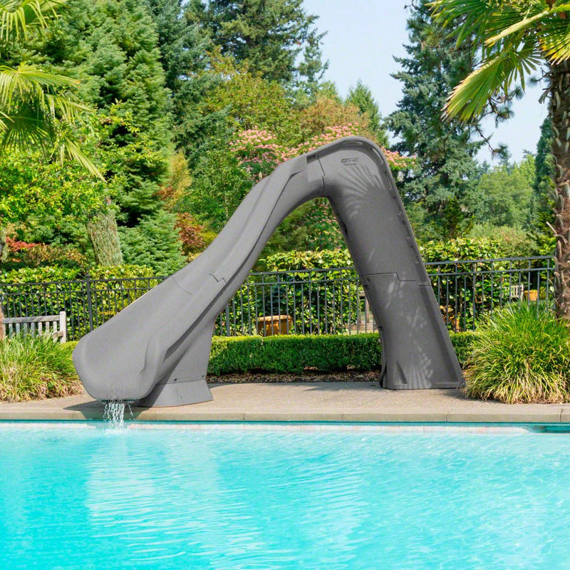 S.R. Smith Slide Typhoon Grey Left Curve - Mr Pool Man