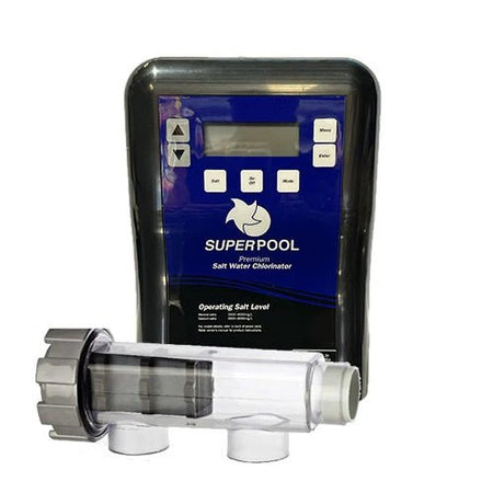 SuperPool Premium Salt Water Chlorinator - 25G - Mr Pool Man