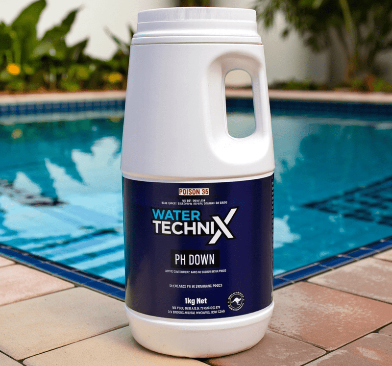 Water TechniX Dry Acid pH Down Decreaser 1kg - Mr Pool Man