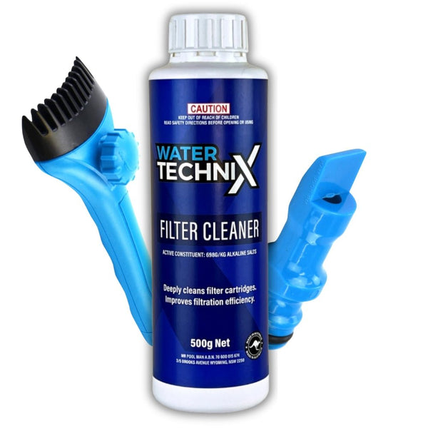 Water TechniX Filter Cleaner, Nozzle & Water Wand Bundle - Mr Pool Man