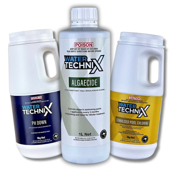 Water TechniX Green Algae Chemical Bundle - Mr Pool Man