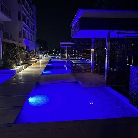 Water TechniX LED Pool Light Niche Mount - Aura Retro - Blue - Mr Pool Man