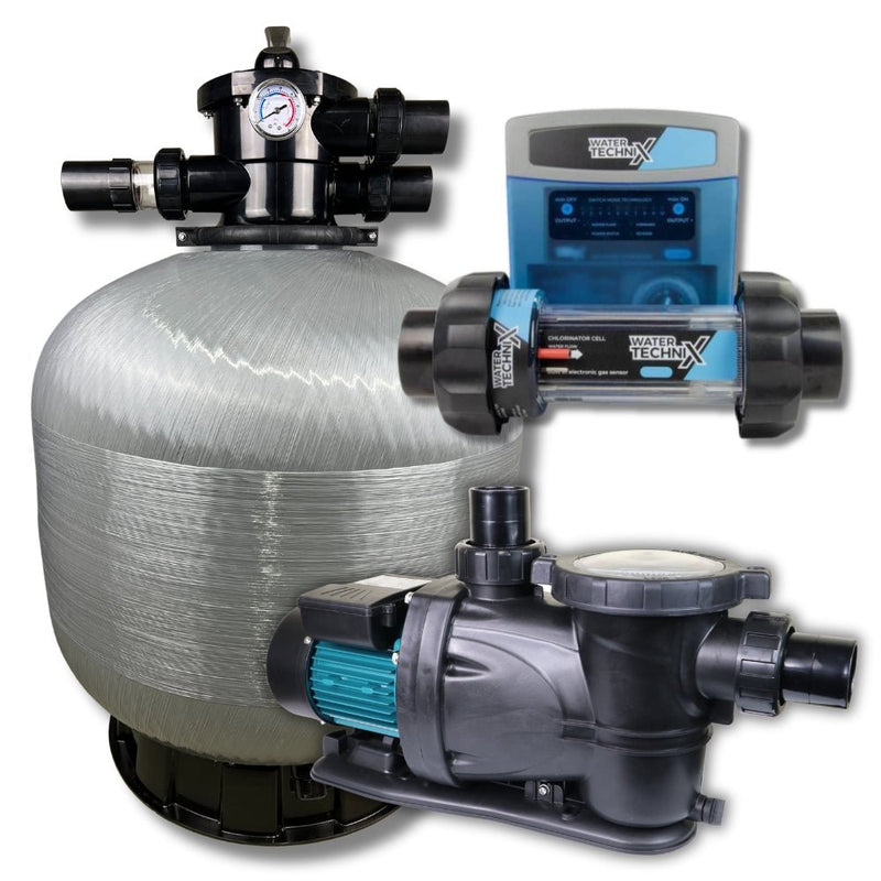 Water TechniX Medium Pool Bundle - Media Filter - Mr Pool Man