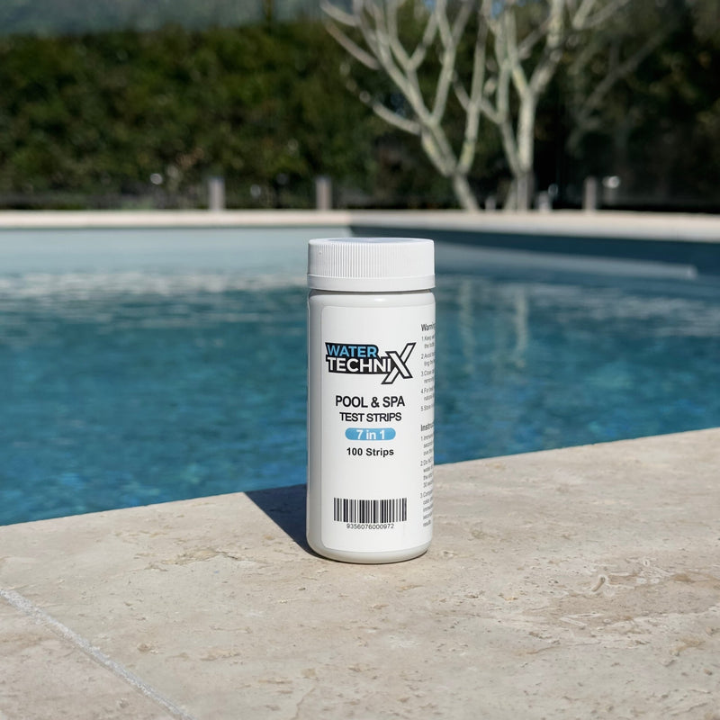 Water TechniX Pool Test Strips - 7 in 1 - Mr Pool Man