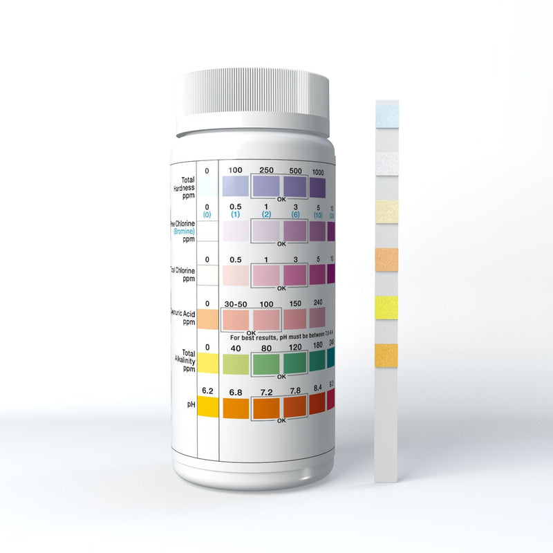 Water TechniX Pool Test Strips - 7 in 1 - Mr Pool Man