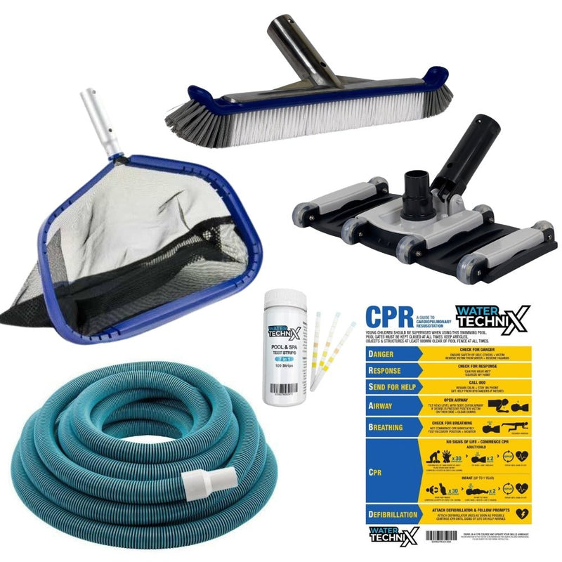Water TechniX PRO 9m Handover Kit - Pool Cleaning Equipment Bundle - Mr Pool Man