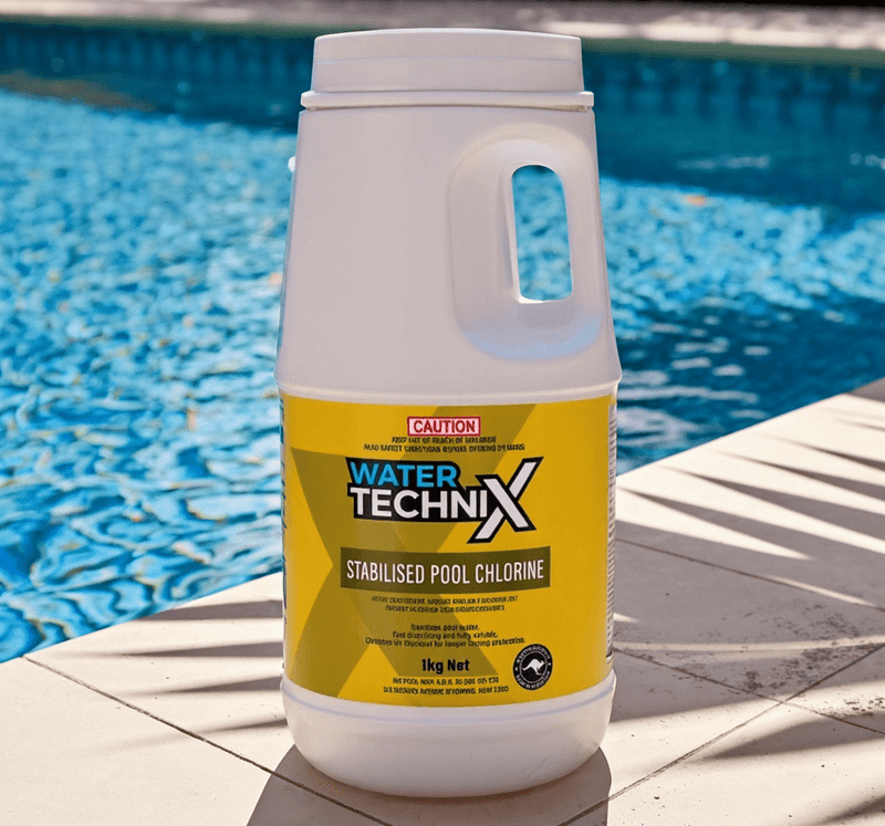 Water TechniX Stabilised Chlorine Shock 1Kg - Mr Pool Man