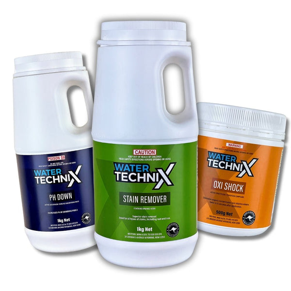 Water TechniX Stain Remover Pool Chemical Bundle - Mr Pool Man