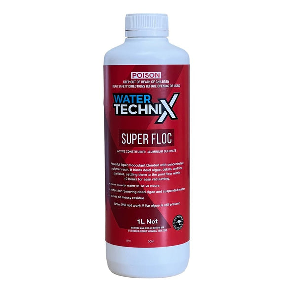 Water TechniX Super Floc Clarifier 1L - Mr Pool Man