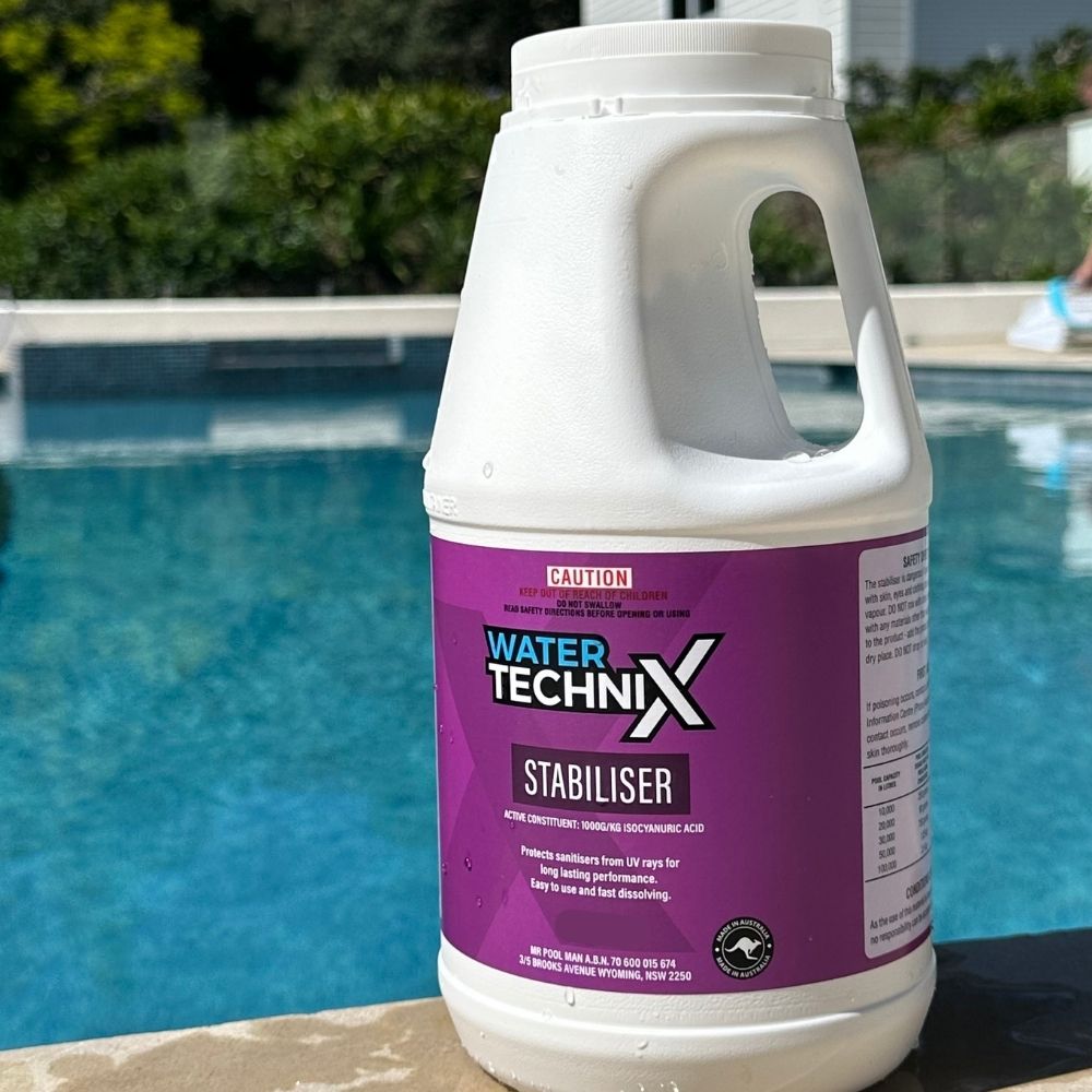 Water Technix UV Blockout Stabiliser Sunscreen 1kg for Pools
