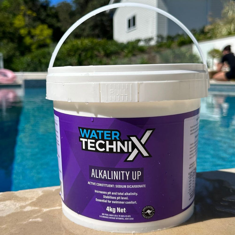Water TechniX Alkalinity Up Buffer Increaser 4Kg - Pool Chemical