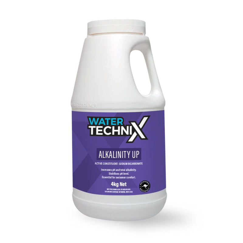 Water TechniX Alkalinity Up Buffer Increaser 4Kg - Pool Chemical-Mr Pool Man
