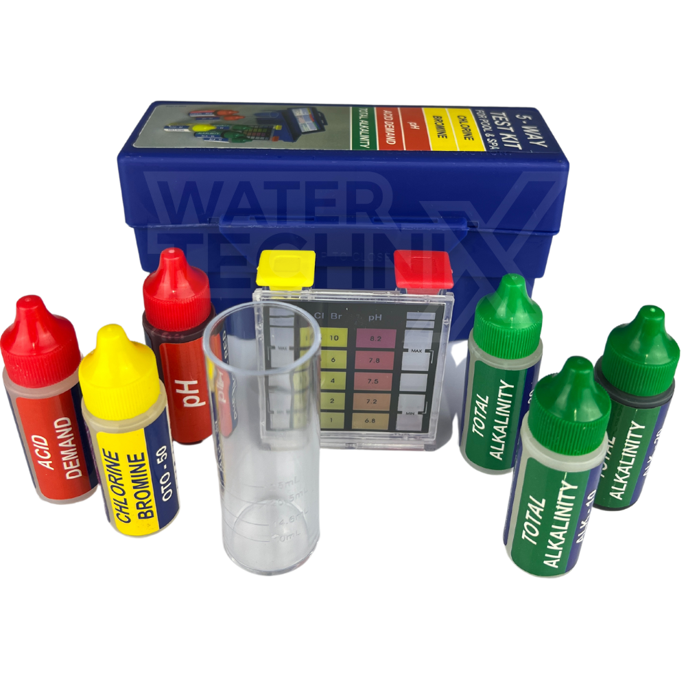 Buy Water TechniX Pool & Spa Test Kit 5 in 1 Online at the best