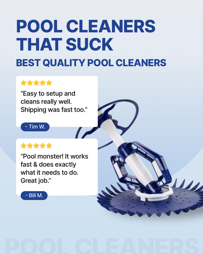 Water TechniX Rapid Automatic Pool Cleaner w/ 10m Hose-Mr Pool Man