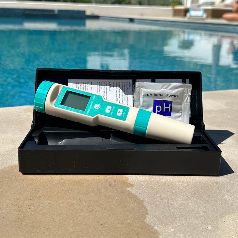 Water TechniX Digital Pool Test Kit Meter - SALT ORP pH TDS TEMP Sensor