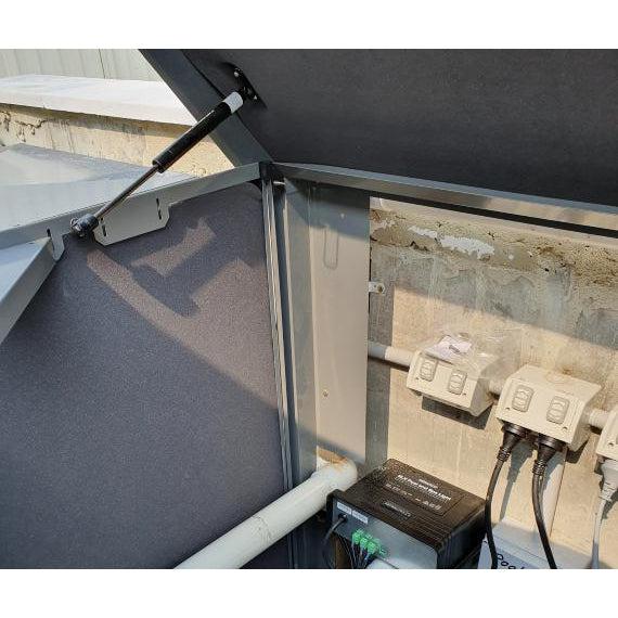 Acoustic Box Soundproof Pump & Filter Enclosure Cover (Backless) - 2218mm Wide - Mr Pool Man
