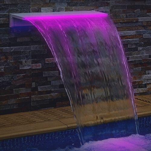 Emaux Descent Waterfall 1200mm Wide, 150mm Lip - Mr Pool Man