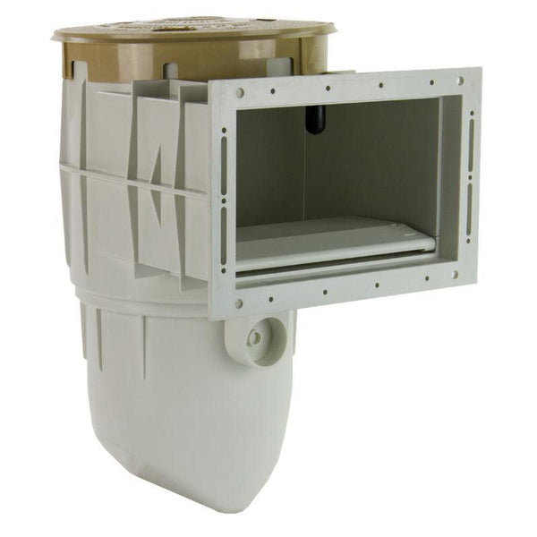 Paramount Skimmer Box SP5000 Extended Throat - Fibreglass Pools Round Lid - Mr Pool Man