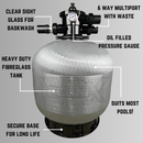 Water TechniX Media Filter Aspire 25 inch 40mm - Mr Pool Man