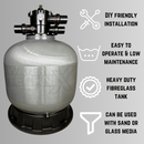 Water TechniX Media Filter Aspire 28 inch 50mm - Mr Pool Man