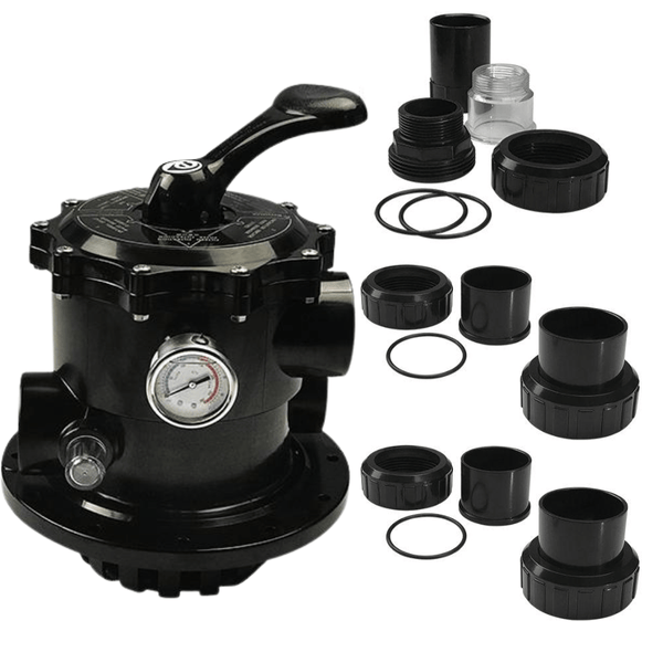 Water TechniX Media Filter Aspire - Multiport Valve Complete 50mm BOLT - Mr Pool Man