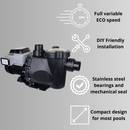 Water TechniX Pump VorteX Variable Speed 1.5HP - Mr Pool Man